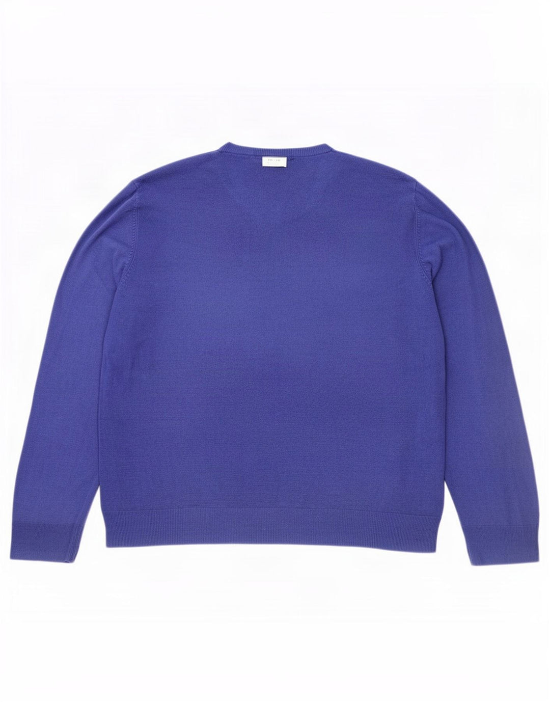 Marks & Spencer Męski sweter z dekoltem w kształcie litery V, XL, niebieski, akryl