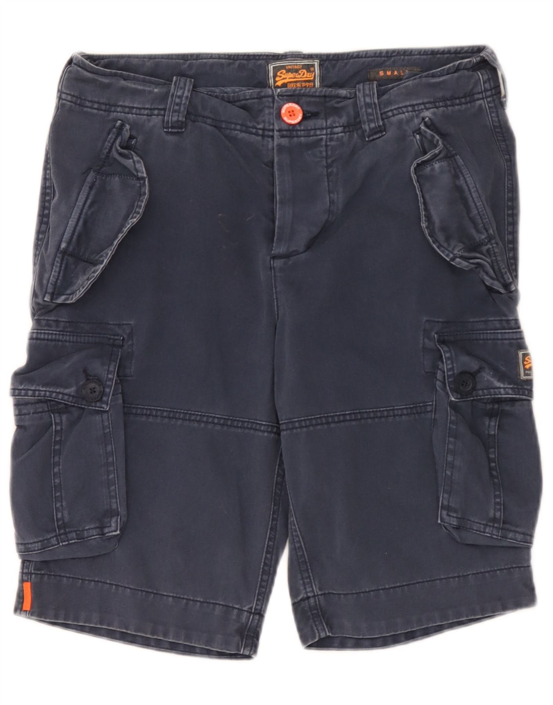 Męskie spodenki cargo Superdry W29, granatowe, bawełniane
