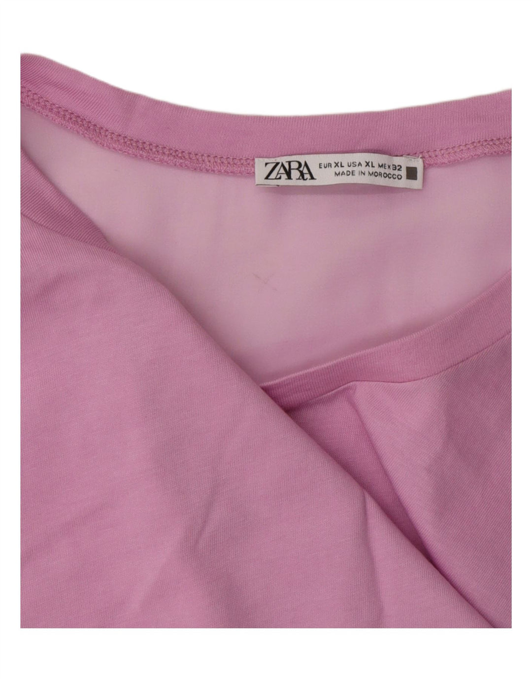 ZARA Womens Blouse Top UK 18 XL Purple Vintage Zara and Second-Hand Zara from Messina Hembry 