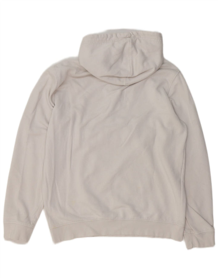 Męski sweter z kapturem i zamkiem błyskawicznym CHAMPION, średniej wielkości, biały, bawełniany