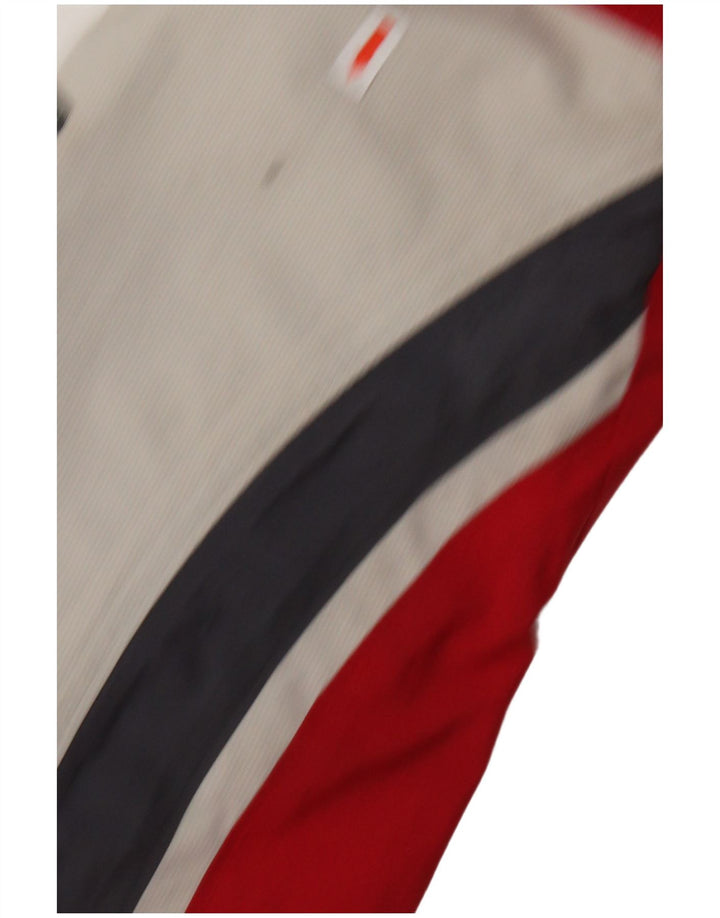 Męska kurtka wiatrówka COLUMBIA Interchange UK 40, duża, czerwona, z blokami kolorów