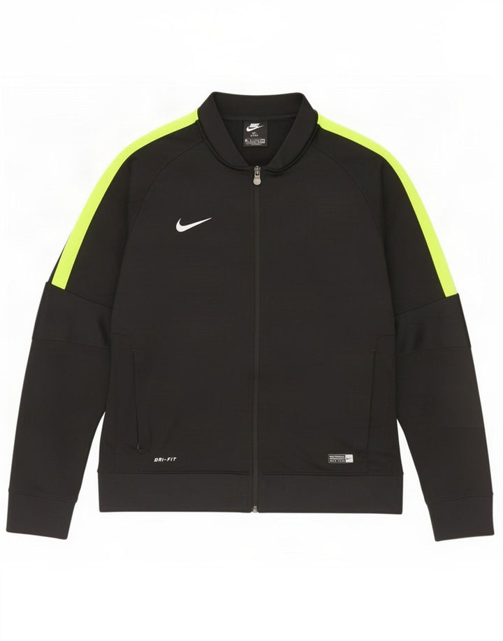 Męska kurtka dresowa Nike Dri Fit XL, czarny, poliester z blokami kolorów