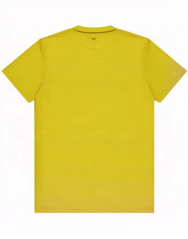 Męska koszulka Adidas Climacool Top, średni żółty poliester