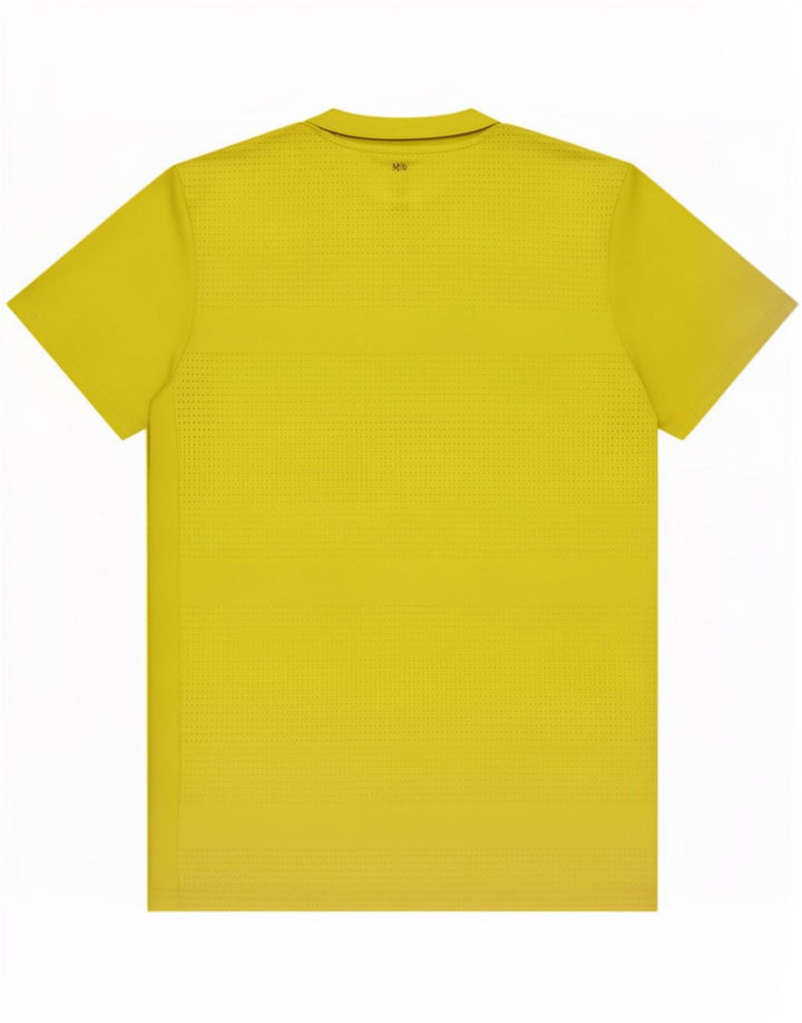 Męska koszulka Adidas Climacool Top, średni żółty poliester