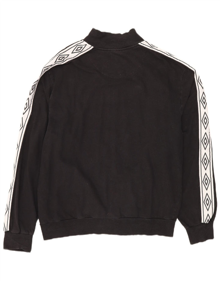 Damska kurtka dresowa Umbro UK 20 2XL Czarna, bawełniana w bloki kolorów