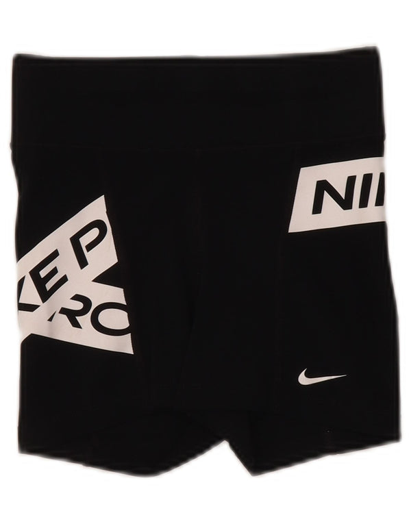 Damskie spodenki sportowe Nike Dri Fit Graphic UK 4 XS w kolorze czarnym