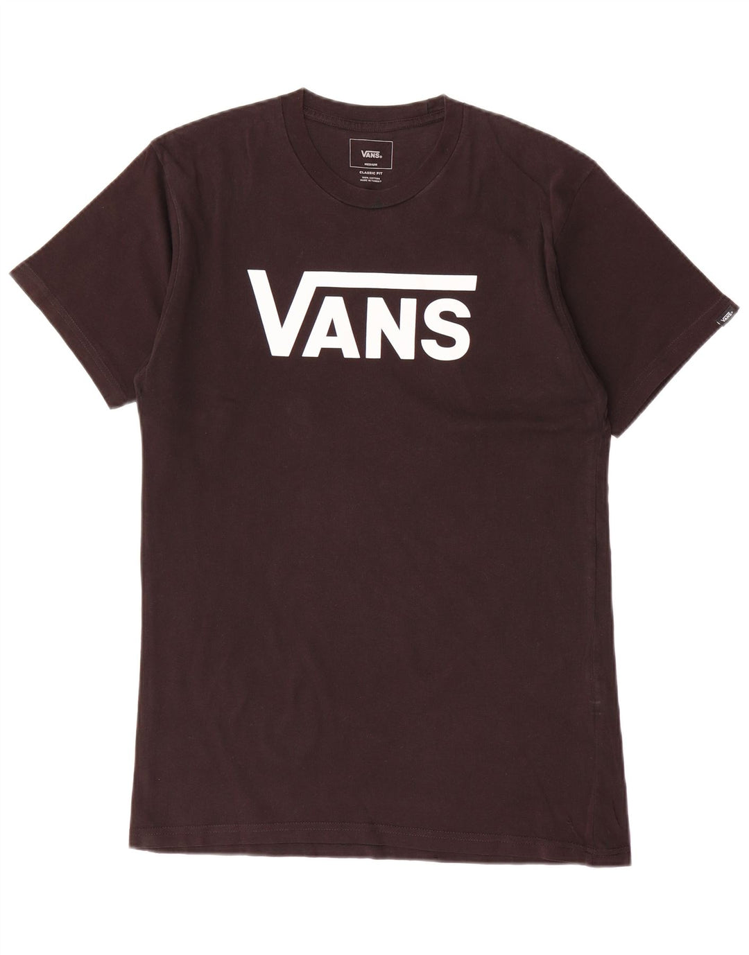 Męski T-shirt Vans o klasycznym kroju z grafiką, średni czarny, bawełniany