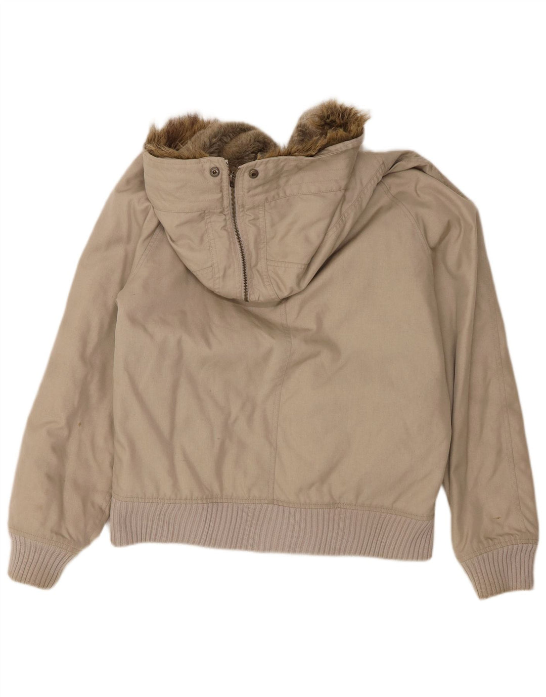 Męska kurtka bomberka z kapturem Woolrich UK 38 Średni beżowy nylon