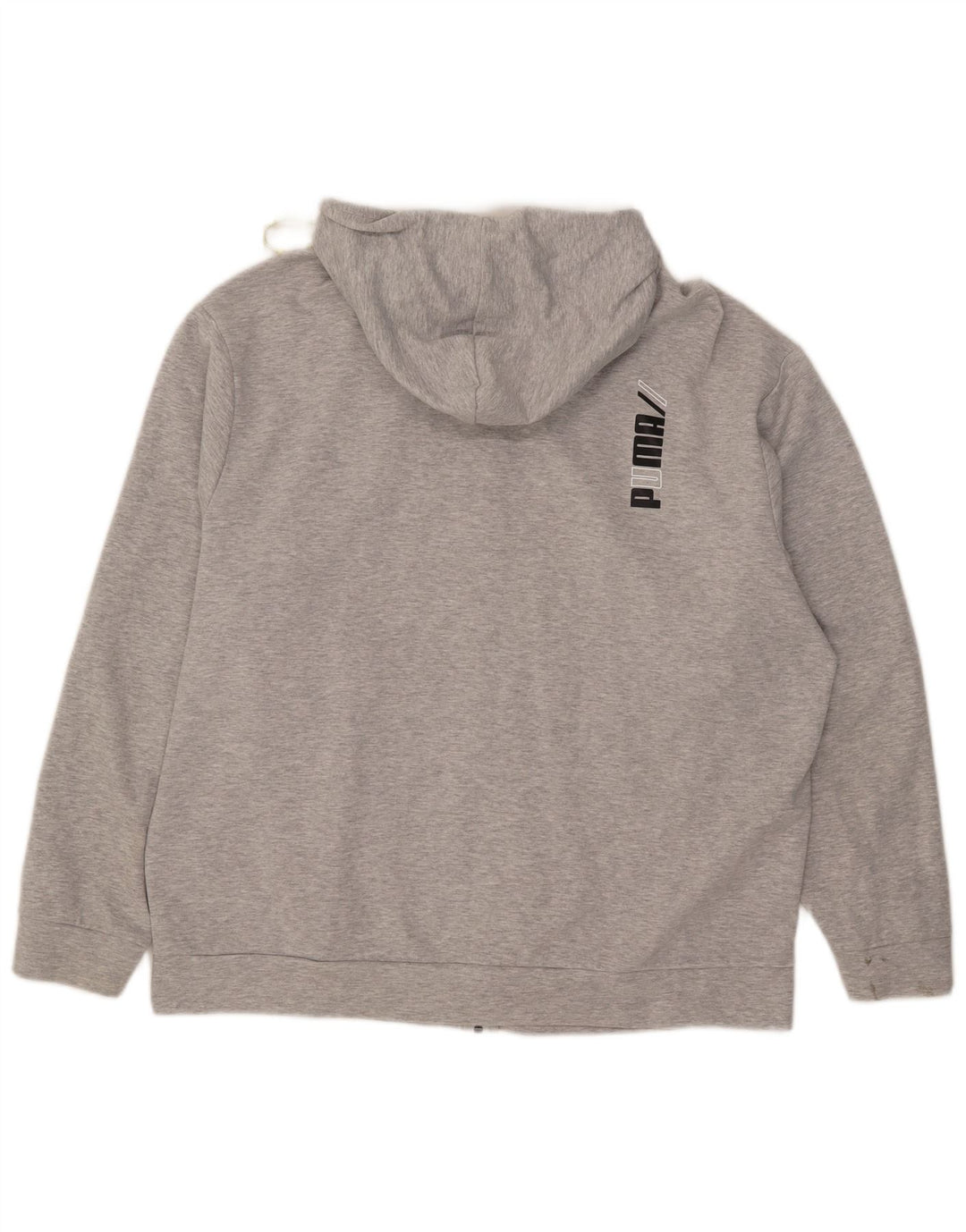 Męski sweter Puma z kapturem i zamkiem XL, szara bawełna