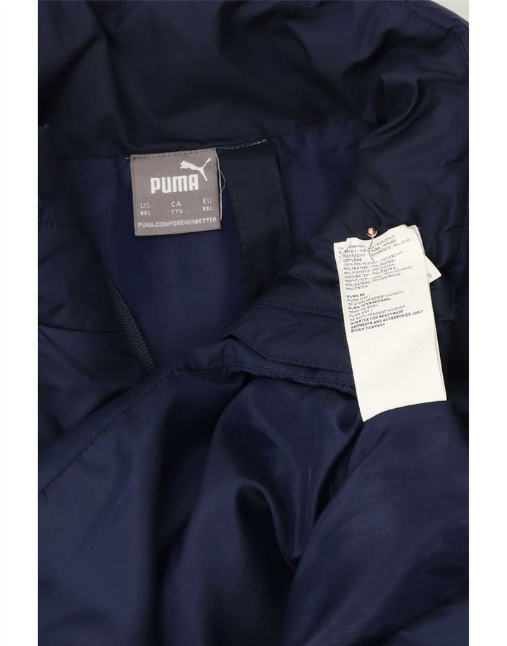 Męska ocieplana kurtka Puma UK 44 2XL Granatowy poliester