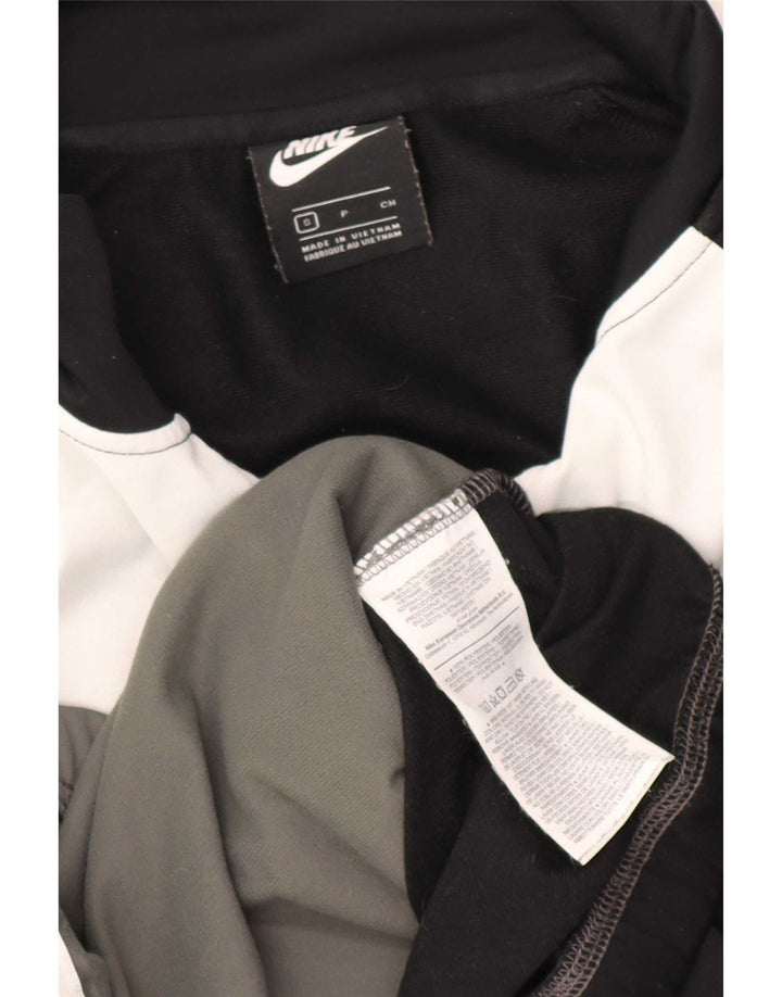 Męska bluza dresowa Nike, mała, czarna, poliestrowa z blokami kolorów