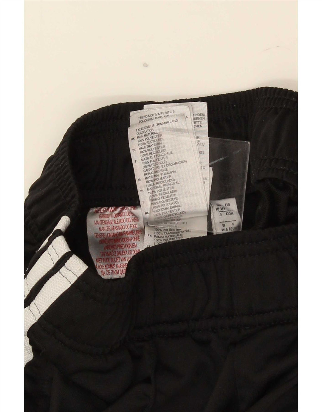 Chłopięce spodnie dresowe Adidas 10-11 lat, czarny poliester