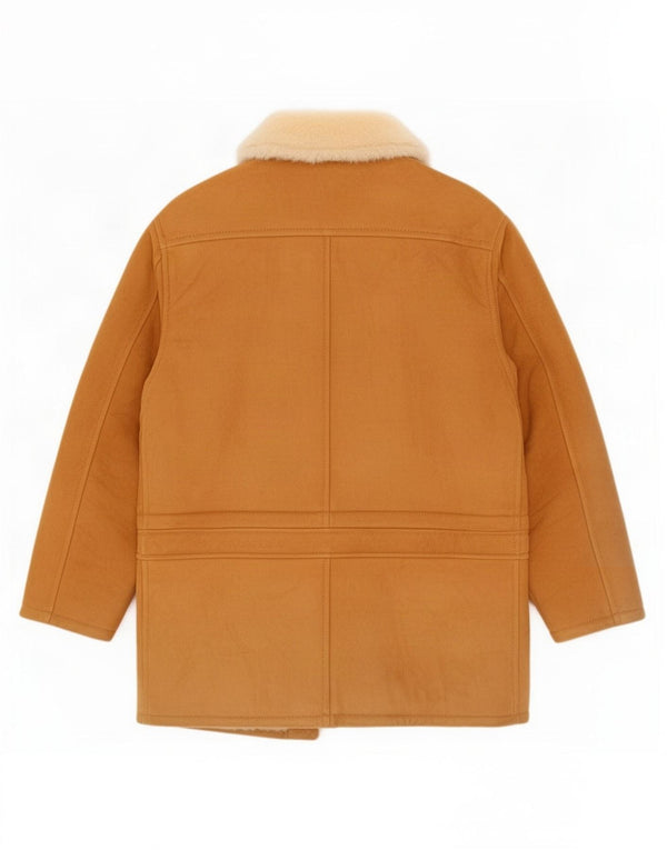 Vintage męska kurtka Shearling UK 36 Small Beige