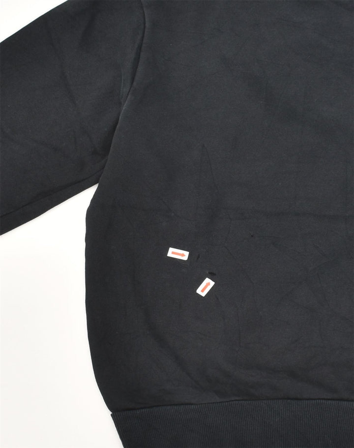 PUMA Mens Graphic Sweatshirt Jumper Small Navy Blue Cotton | Vintage Puma | Thrift | Second-Hand Puma | Used Clothing | Messina Hembry 