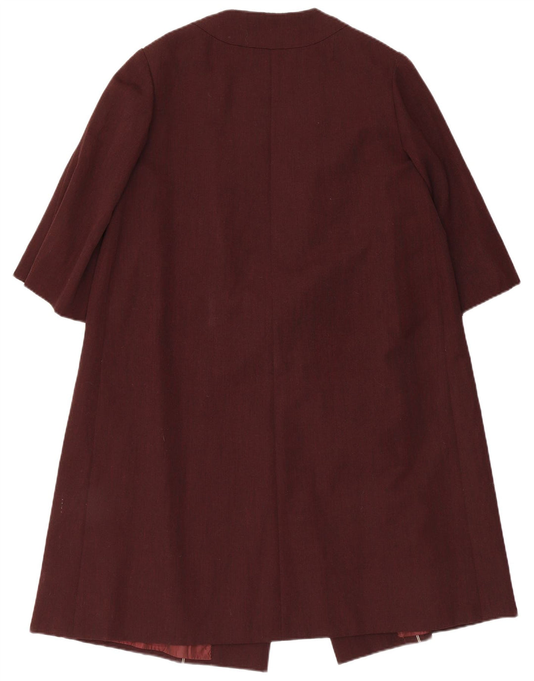 Płaszcz damski VINTAGE UK 14 Średni bordowy