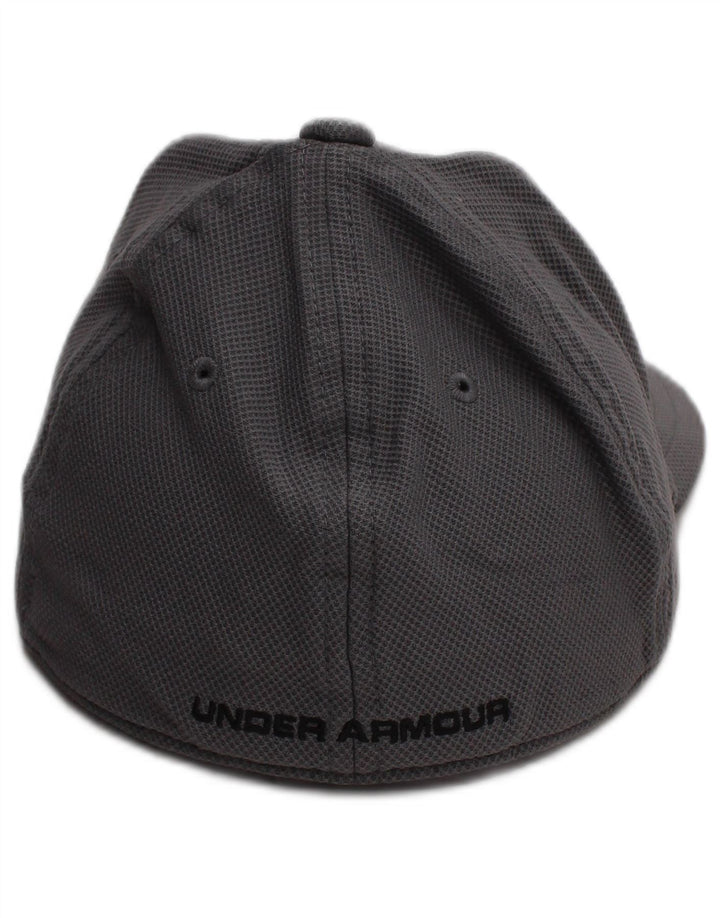 UNDER ARMOUR Boys Graphic Baseball Cap One Size S/M Grey Polyester