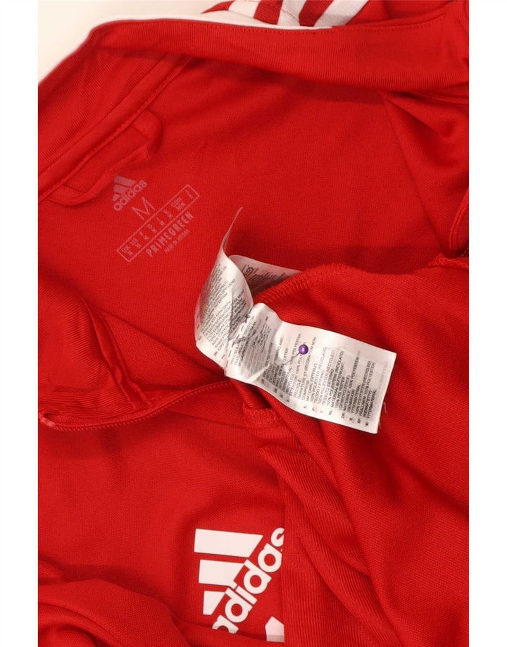 Adidas Męska bluza dresowa Aeroready, średnia czerwona poliester