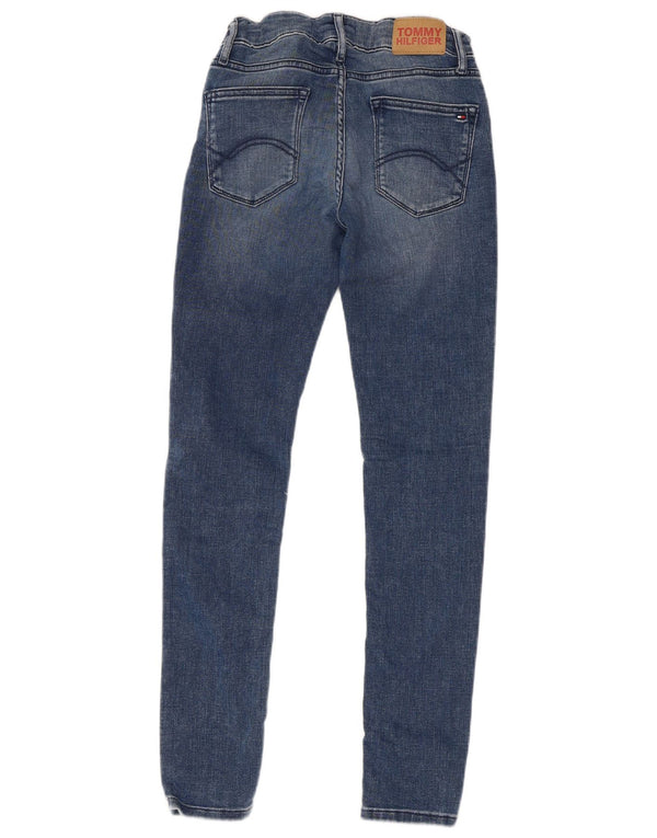 TOMMY HILFIGER Dżinsy chłopięce Skinny 13-14 lat W26 L28 Niebieskie bawełniane