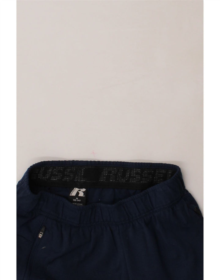 RUSSELL ATHLETIC Mens Tracksuit Trousers Medium  Blue Polyester Vintage Russell Athletic and Second-Hand Russell Athletic from Messina Hembry 