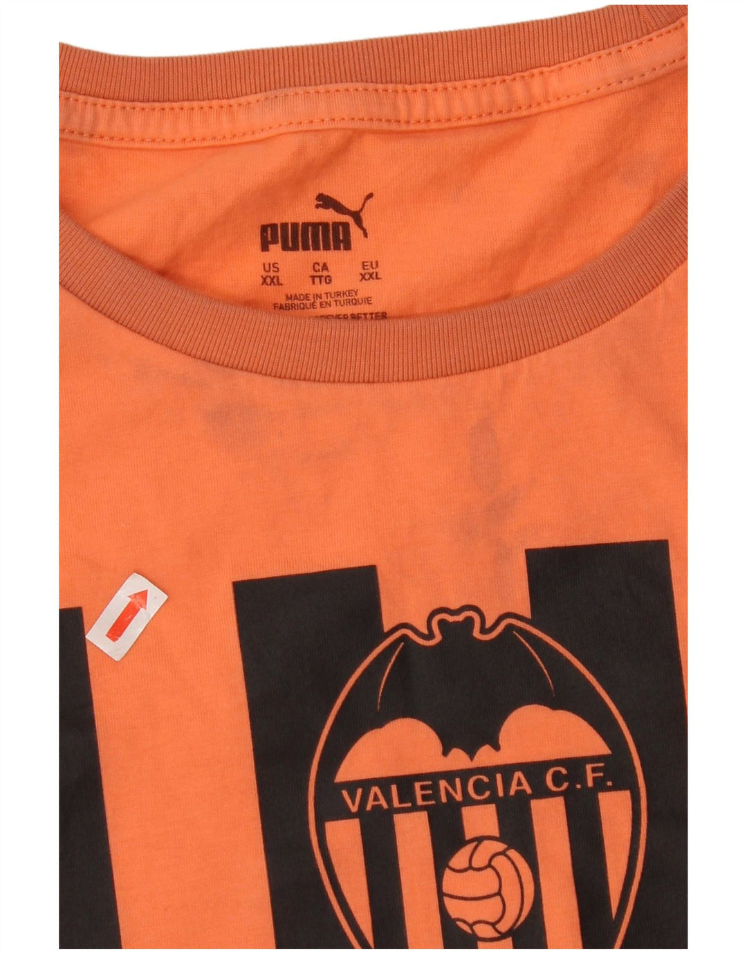 Męski T-shirt Puma Valencia Graphic Top 2XL Pomarańczowy