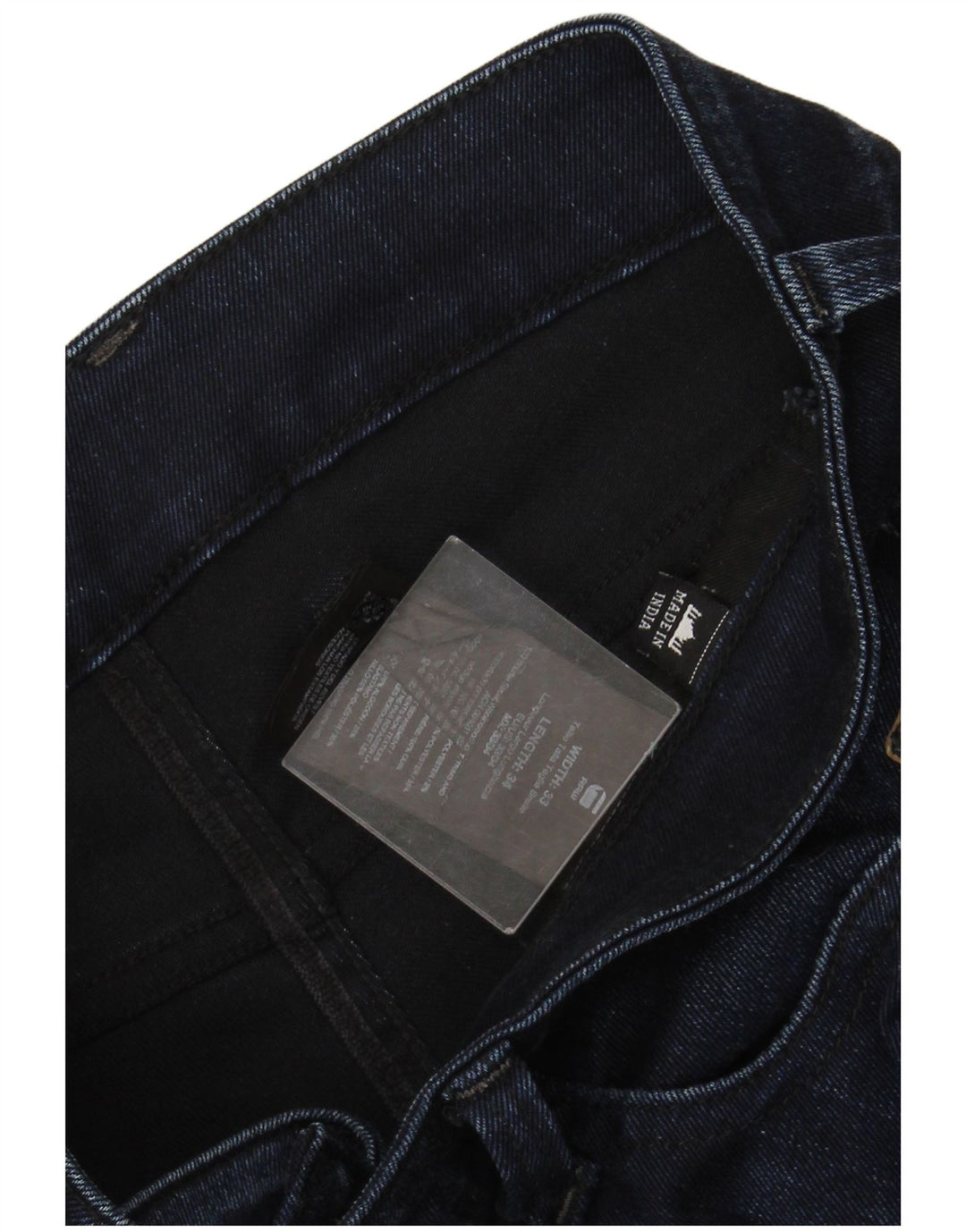 G-STAR Męskie Revend Super Slim Jeansy W33 L34 Granatowa bawełna