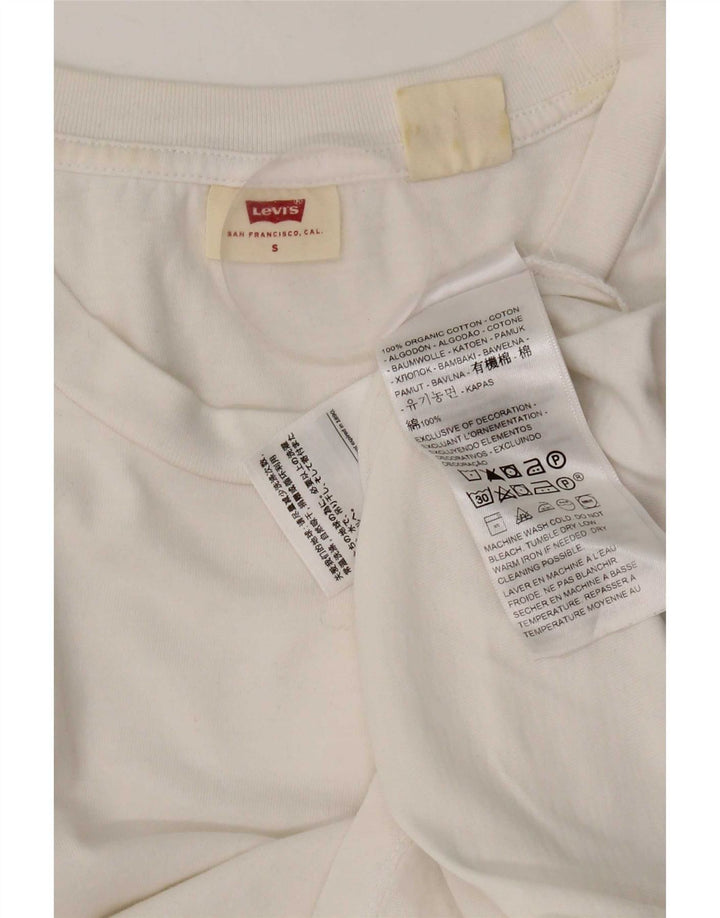 Koszulka damska Levi's Top UK 10 Small, biała bawełna