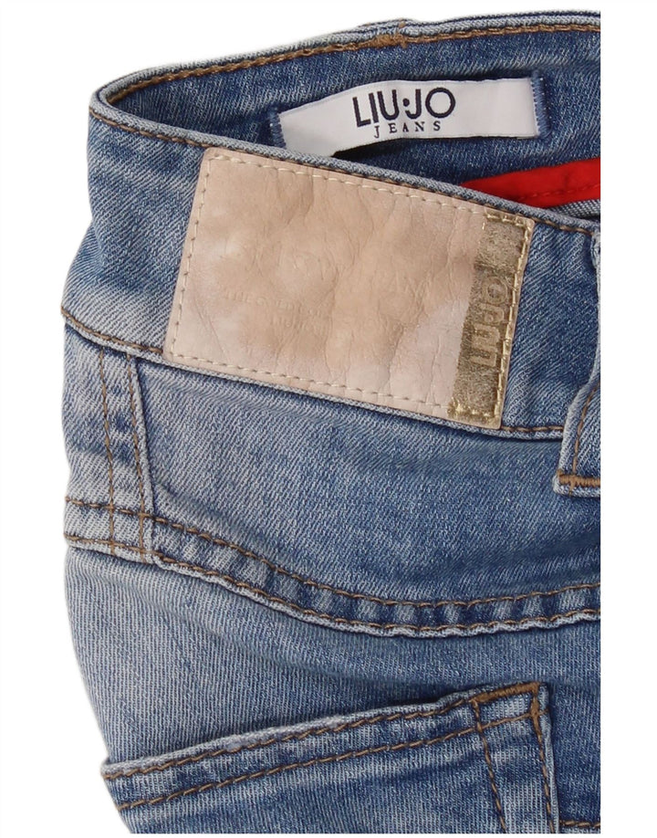 Damskie jeansy Liu Jo W30 L29 Niebieskie