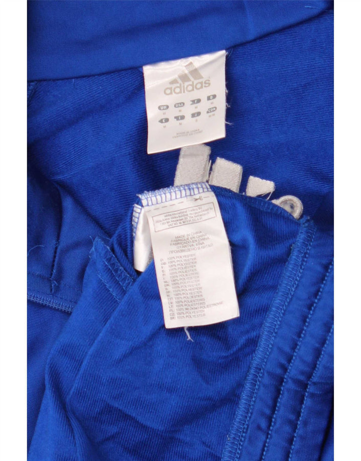 Męska bluza dresowa Adidas, średnia niebieska, poliester