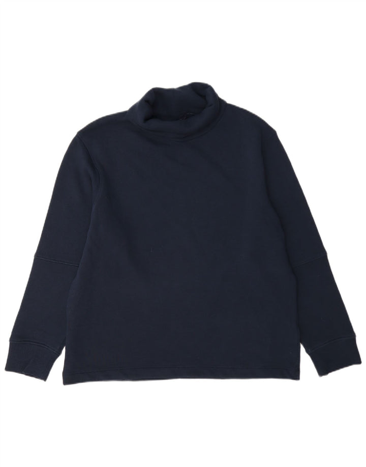Damski sweter Marks & Spencer z wywijanym dekoltem, UK 12, średni granatowy