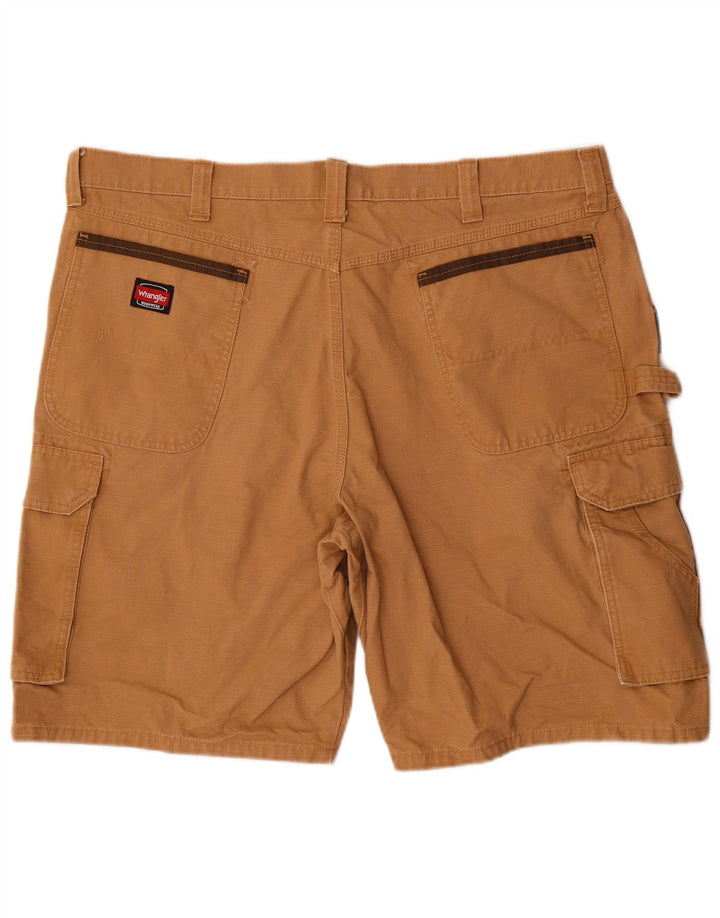 Męskie spodenki cargo Wrangler W40 XL, beżowa, bawełniana