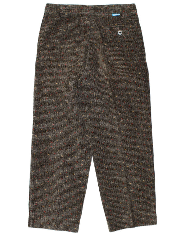 Damskie sztruksowe spodnie CARRERA z wysokim stanem IT 50 Large W34 L27 Szare