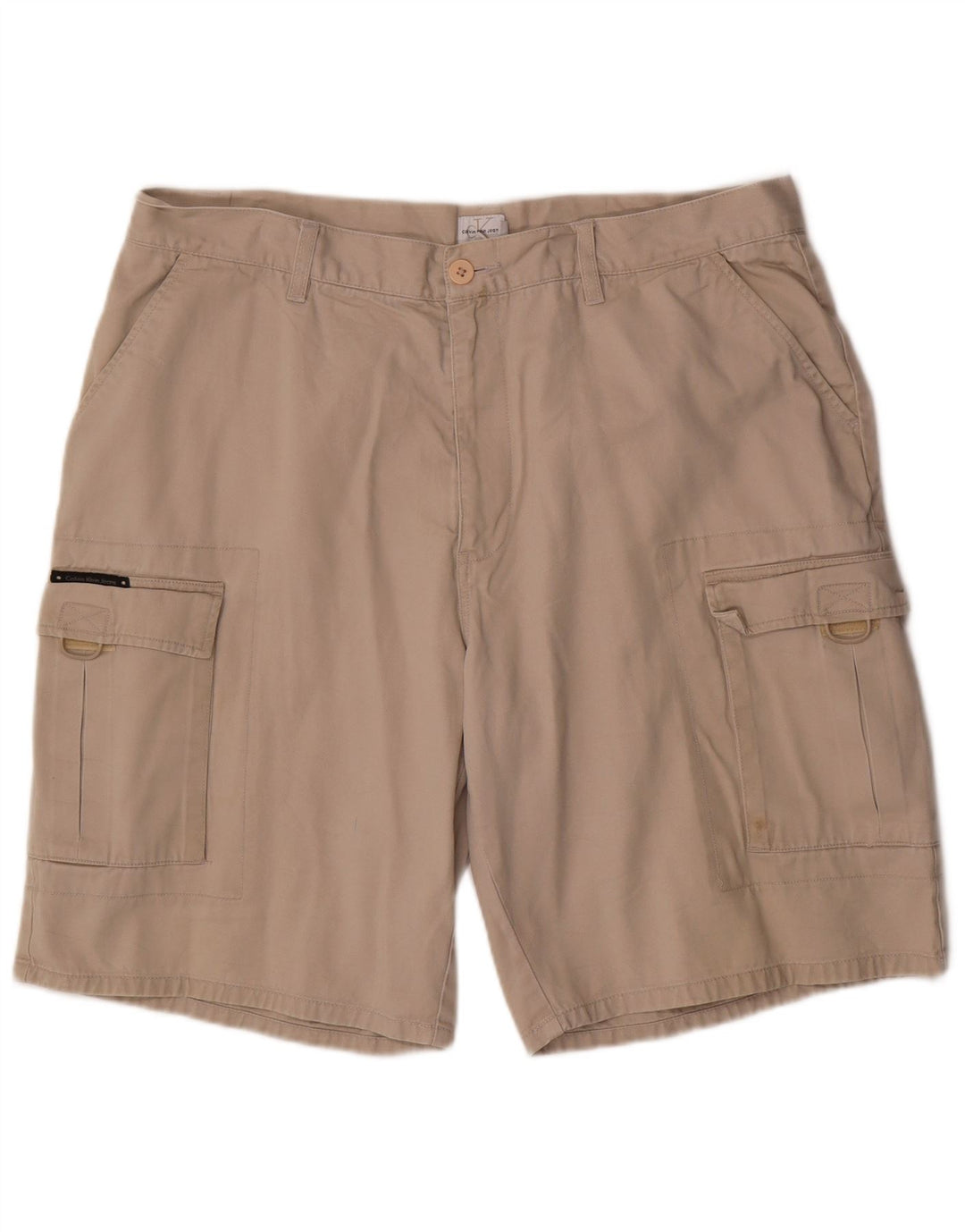 Męskie spodenki cargo Calvin Klein W38 XL, beżowa bawełna
