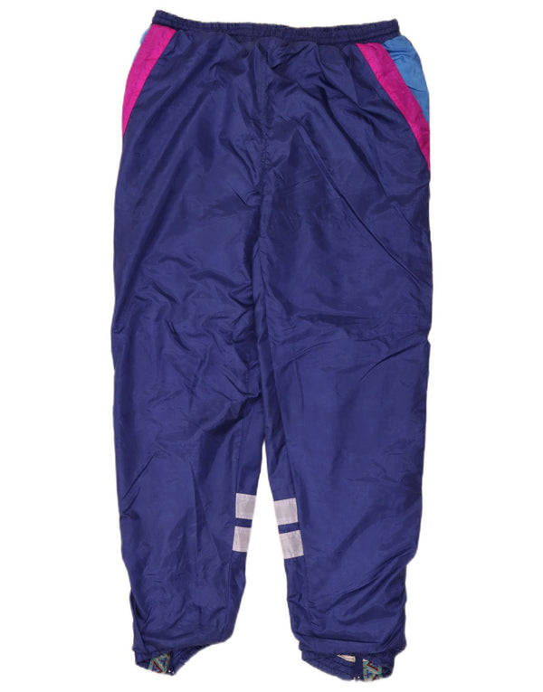 Męskie spodnie dresowe Vince Joggers Small Blue Colorblock Poliamid