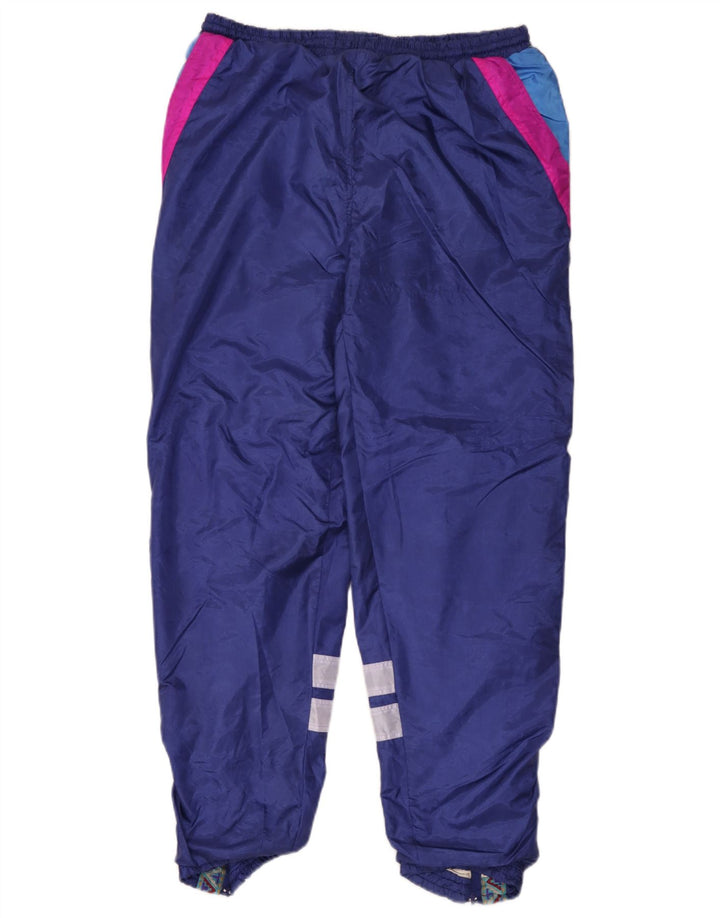 Męskie spodnie dresowe Vince Joggers Small Blue Colorblock Poliamid