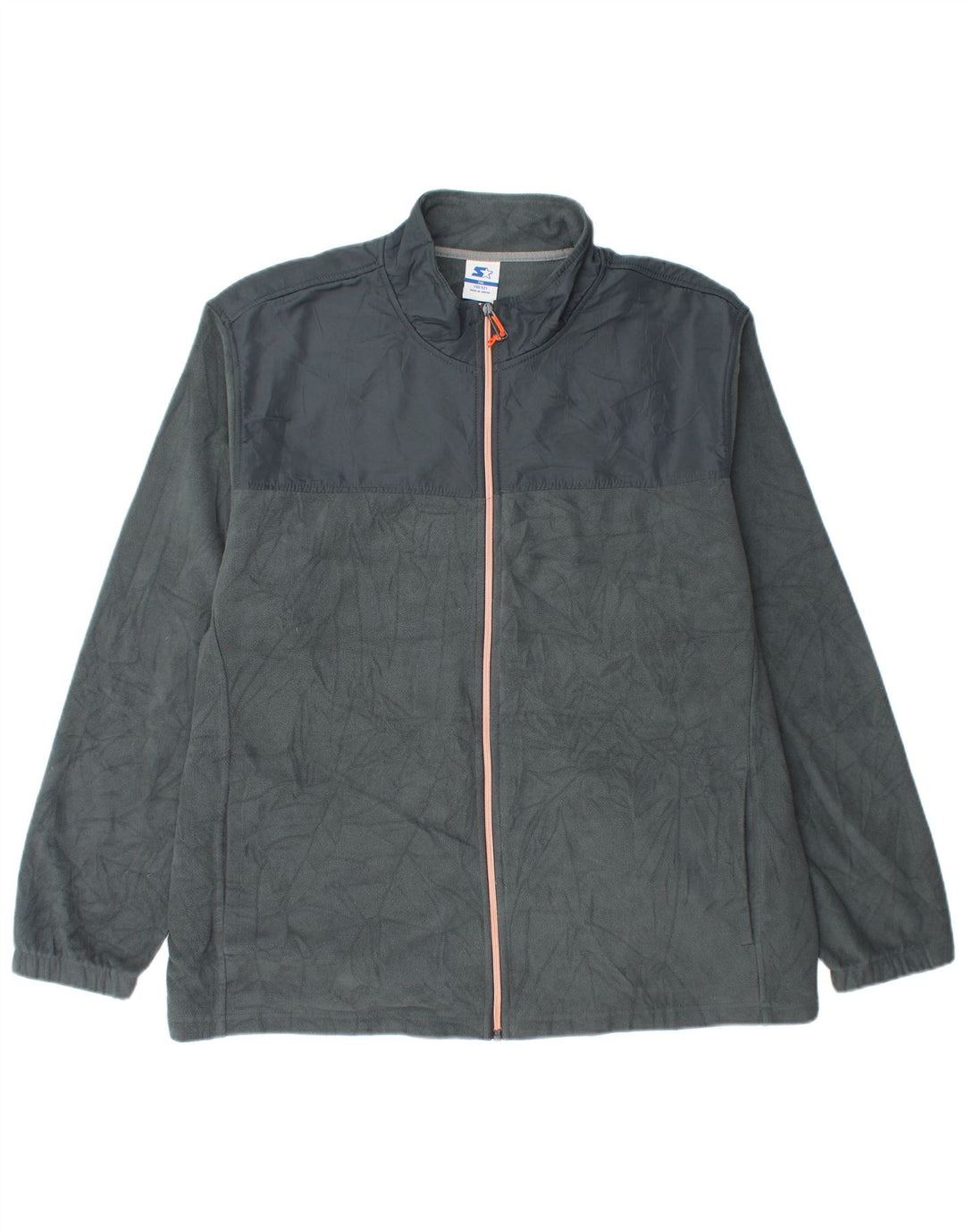 Męska kurtka polarowa Starter UK 44 2XL Szary poliester