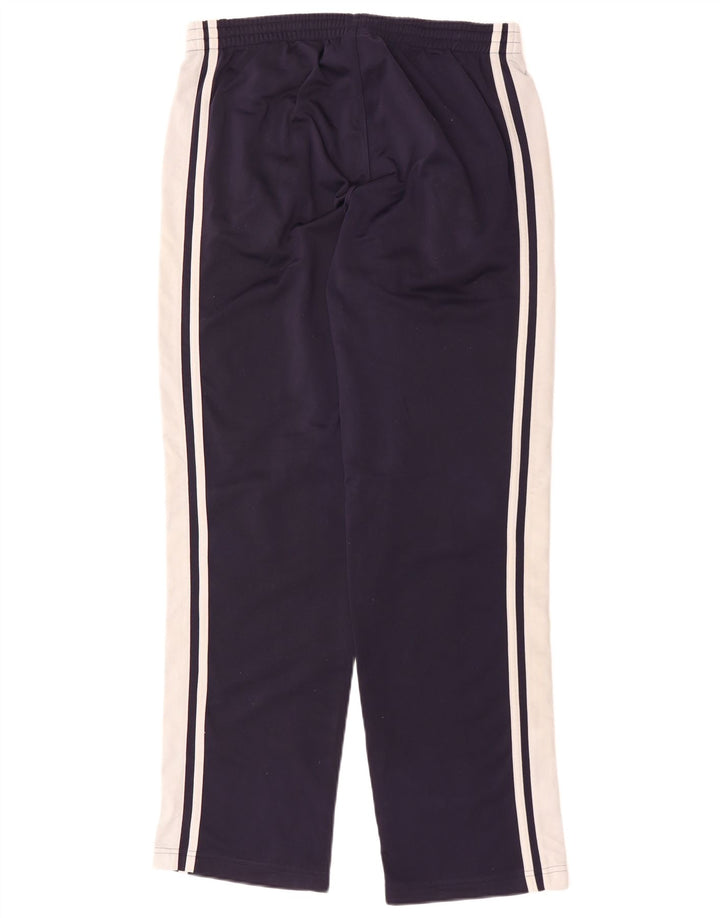 Męskie spodnie dresowe PUMA Średni granatowy poliester z blokami kolorów