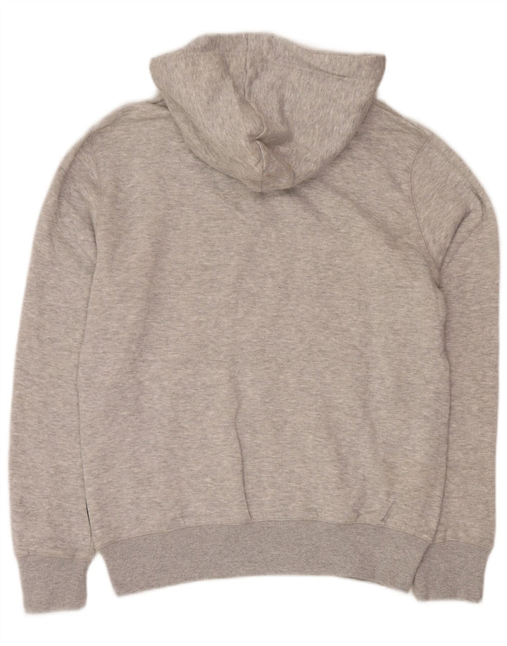 Męska bluza z kapturem French Connection, mała, szara, nakrapiana bawełna