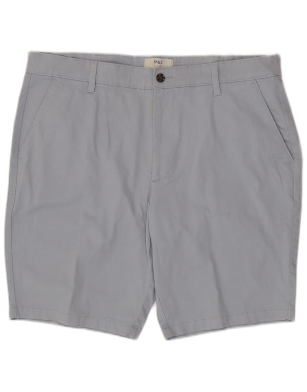 Męskie spodenki Chino Marks & Spencer W38 XL, niebieskie, bawełniane