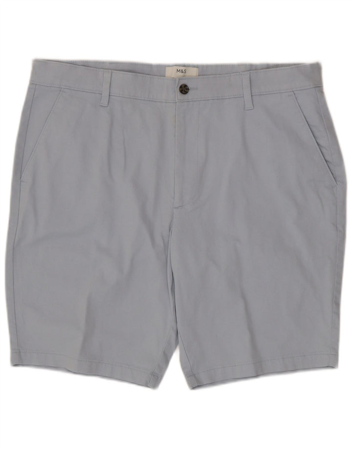 Męskie spodenki Chino Marks & Spencer W38 XL, niebieskie, bawełniane