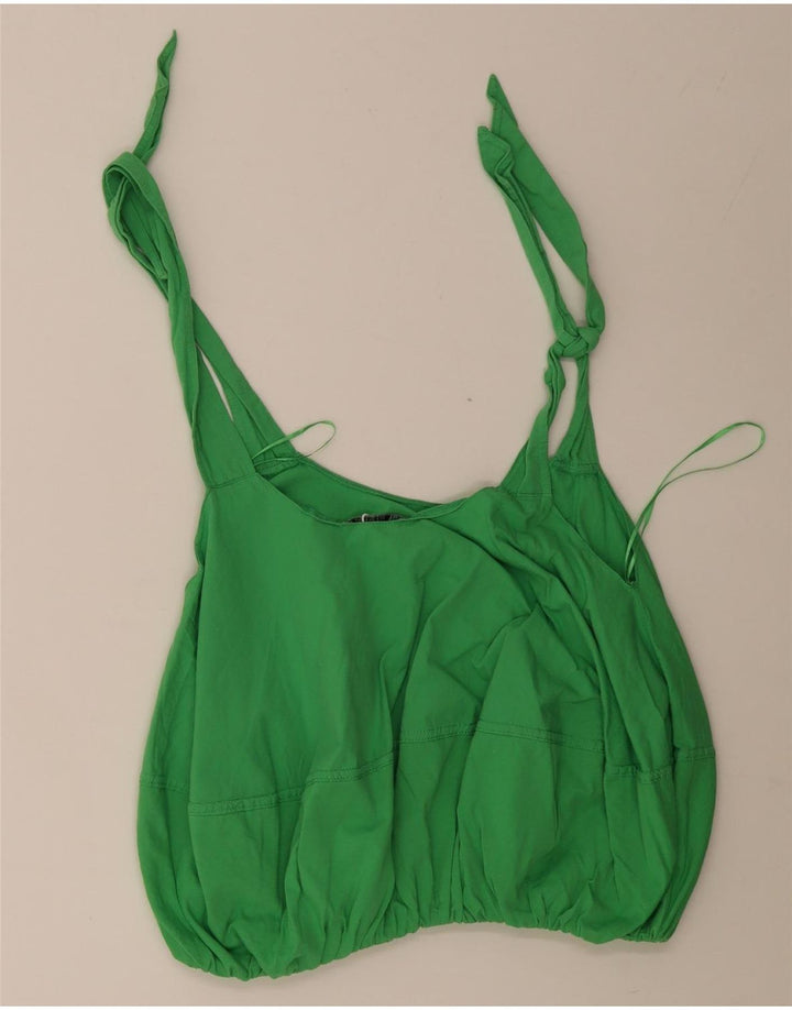 Krótki top damski Zara UK 8 Small Green
