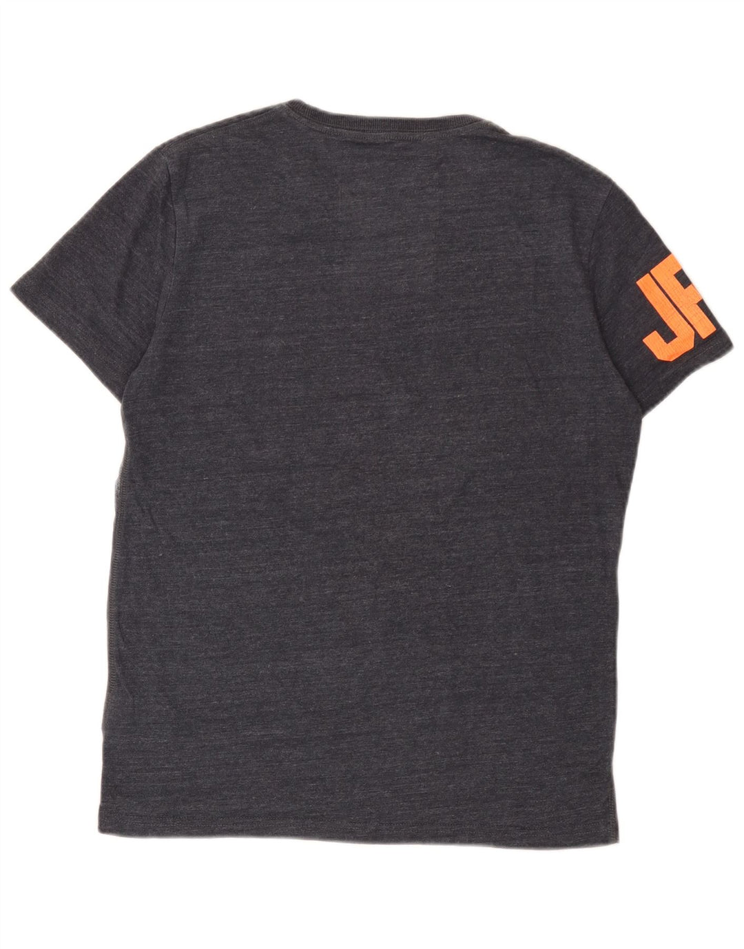 Męski T-shirt z grafiką Superdry, średni, granatowy, bawełniany cętki