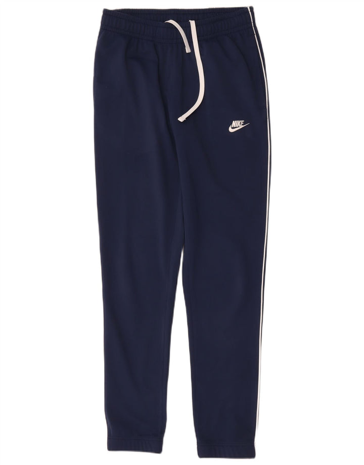 Damskie spodnie dresowe Nike UK 10, małe, granatowe, poliestrowe