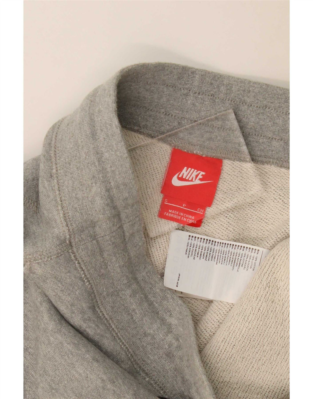 Męskie spodnie dresowe Nike, małe, szare, nakrapiane