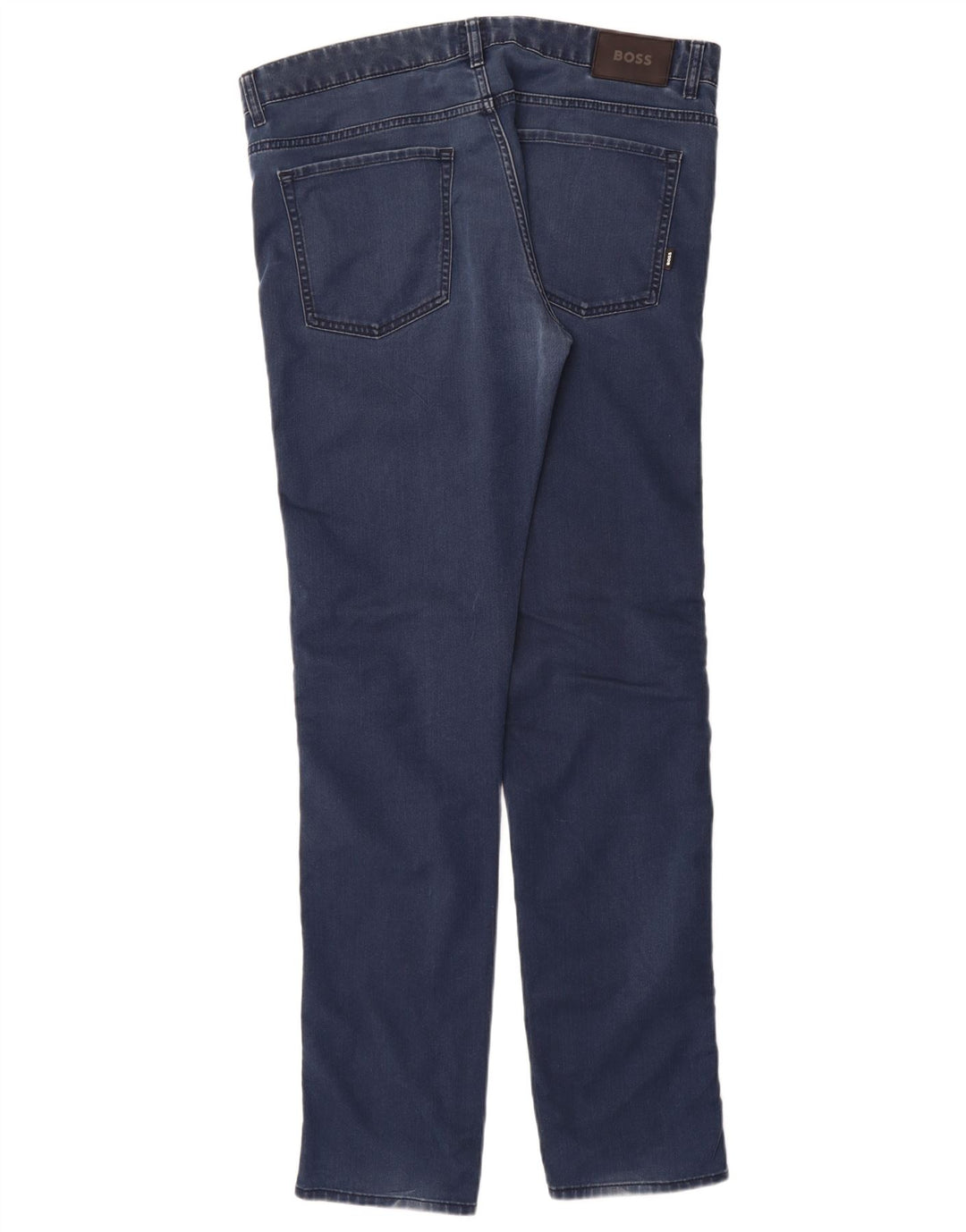Męskie jeansy slim Hugo Boss W38 L36 Granatowa bawełna