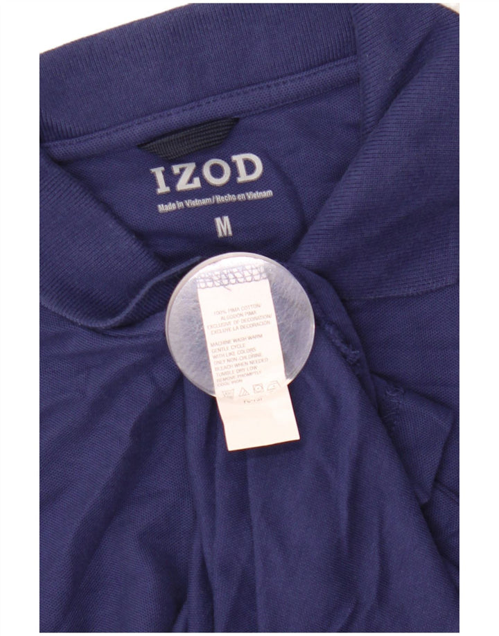 Męska koszulka polo Izod, średnia, granatowa, bawełniana