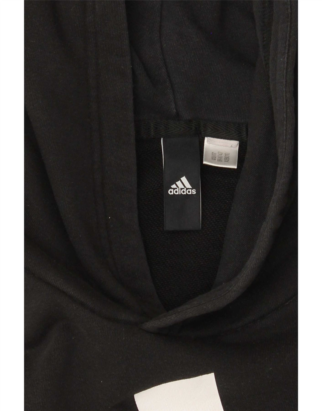 Męska bluza z kapturem Adidas Graphic, średnia czarna