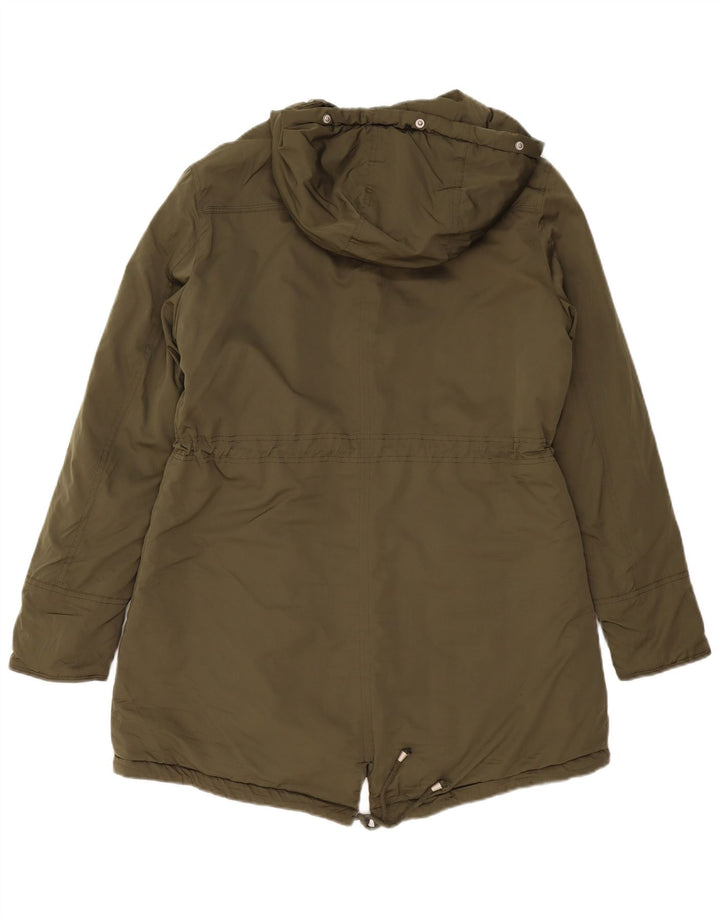 Damska kurtka parka z kapturem Champion UK 18 XL Khaki, poliester