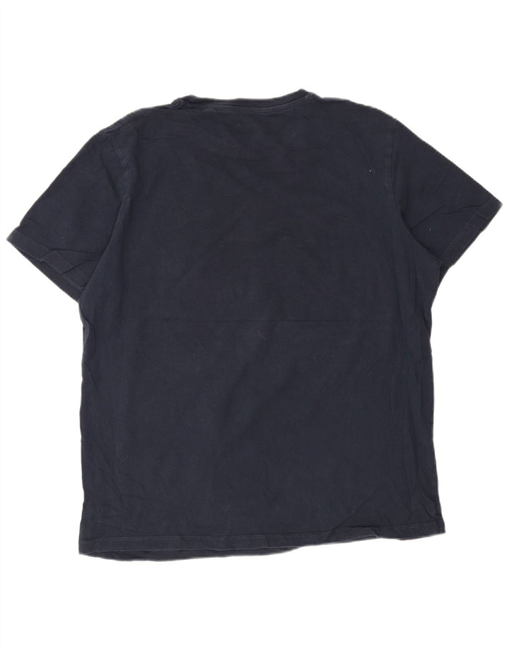 Męski T-shirt z grafiką Jack & Jones, 2XL, granatowy