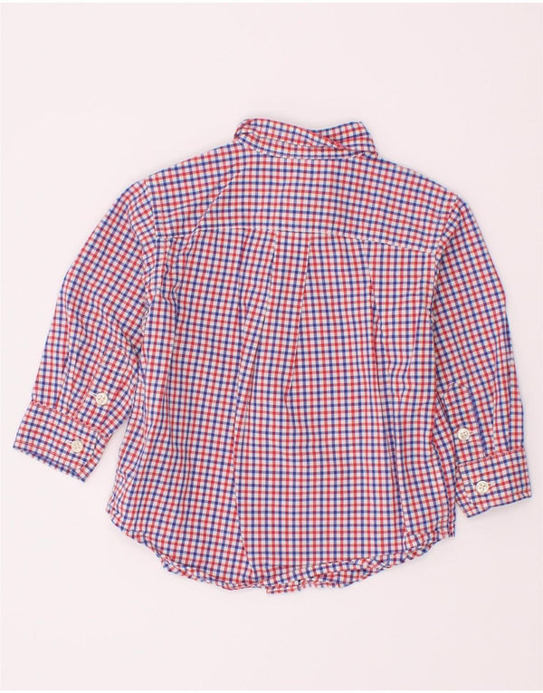 Koszula chłopięca Ralph Lauren 9-12 miesięcy, bawełniana, czerwona kratka