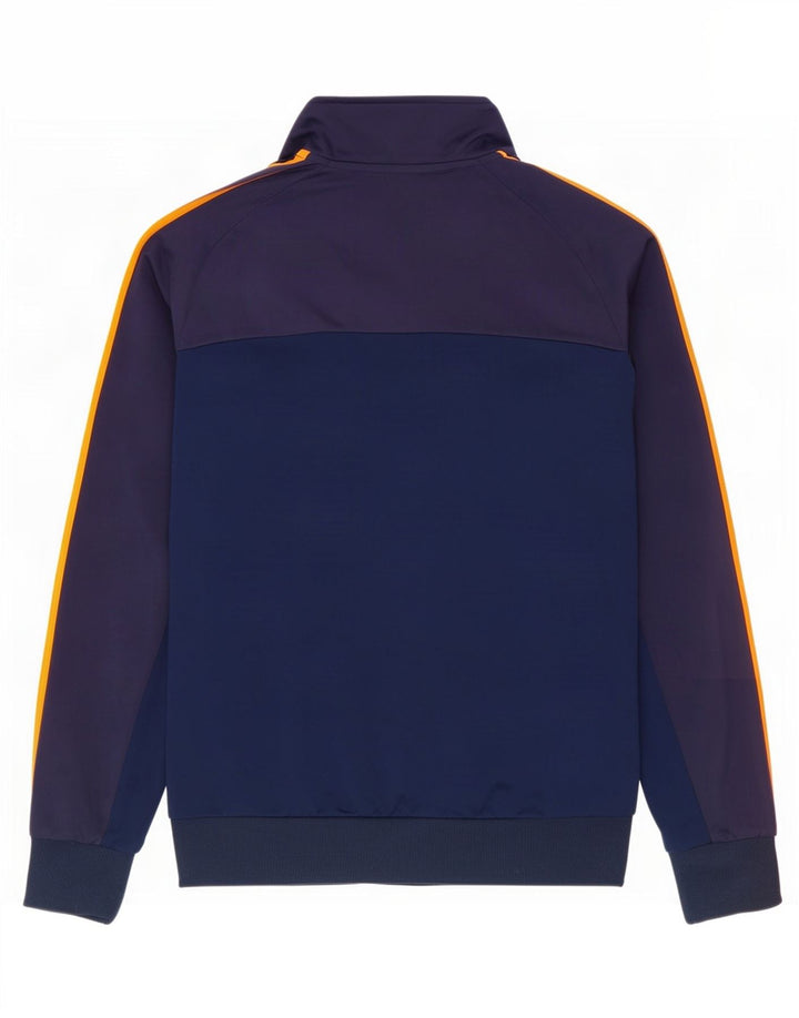 Adidas Męska bluza dresowa, mała, granatowa, poliestrowa